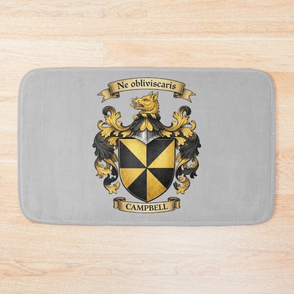Item preview, The Campbell Family Coat of Arms designed and sold by BagTown Clans.