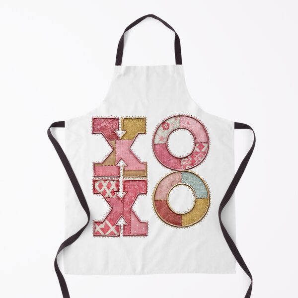 Item preview, Patchwork quilted applique XOXO designed and sold by MendaciousMina.