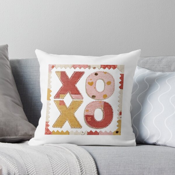 Item preview, Patchwork quilted applique XOXO designed and sold by MendaciousMina.