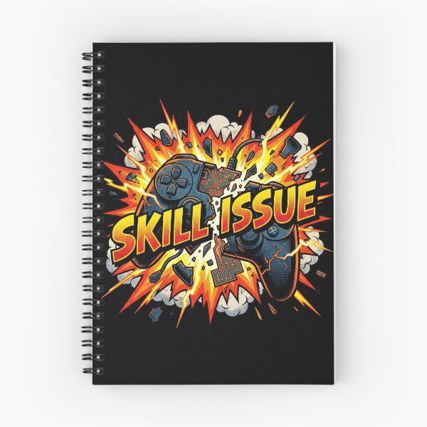 Item preview, Skill Issue Funny Exploding Controller Gaming Meme designed and sold by DigitalAnnaBanana.