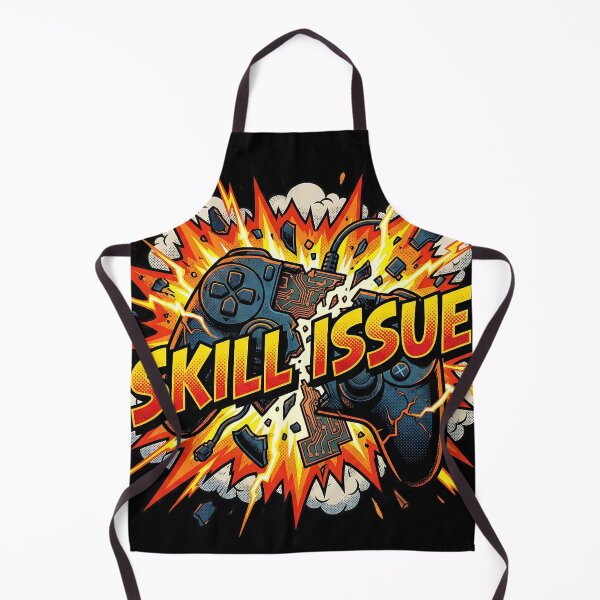 Item preview, Skill Issue Funny Exploding Controller Gaming Meme designed and sold by DigitalAnnaBanana.