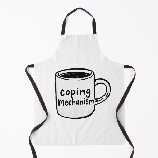 Item preview, Funny Coping Mechanism Coffee Mug Drawing designed and sold by SassyArtistry.