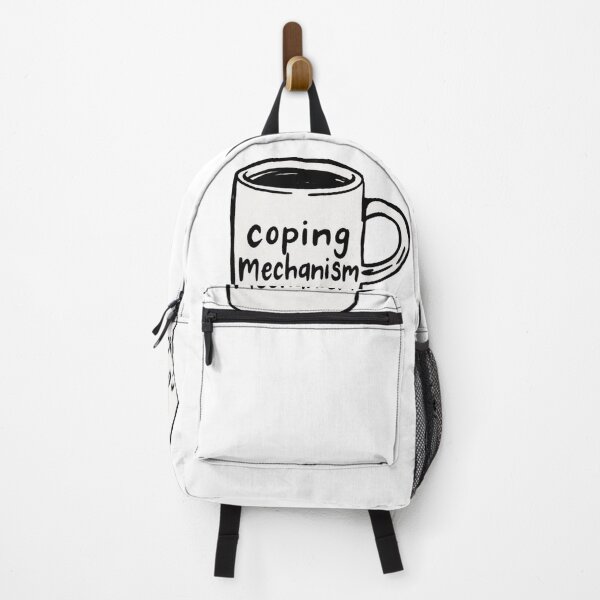 Item preview, Funny Coping Mechanism Coffee Mug Drawing designed and sold by SassyArtistry.