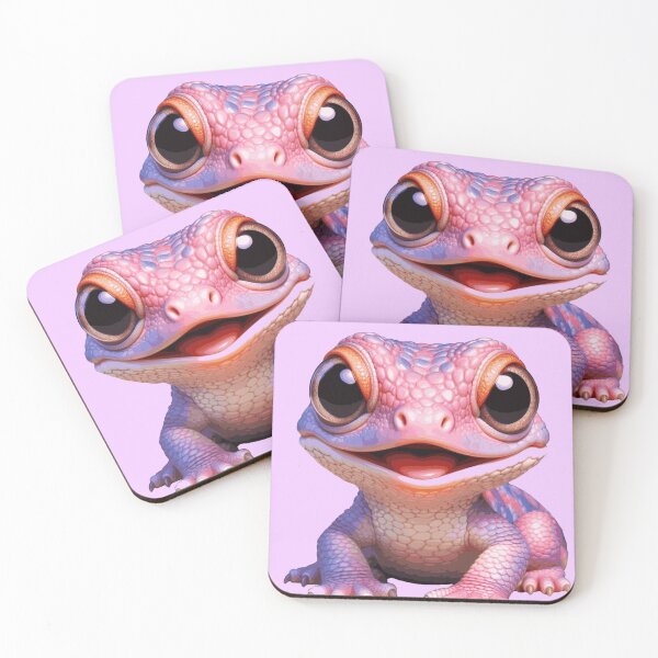 Item preview, Pink lizard cute anime style designed and sold by Danime Planet.