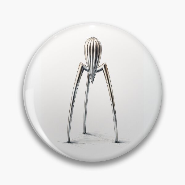 Item preview, Juicy Salif Citrus Squeezer Alessi industrial design sketch Philippe Starck designed and sold by Rosadraws.
