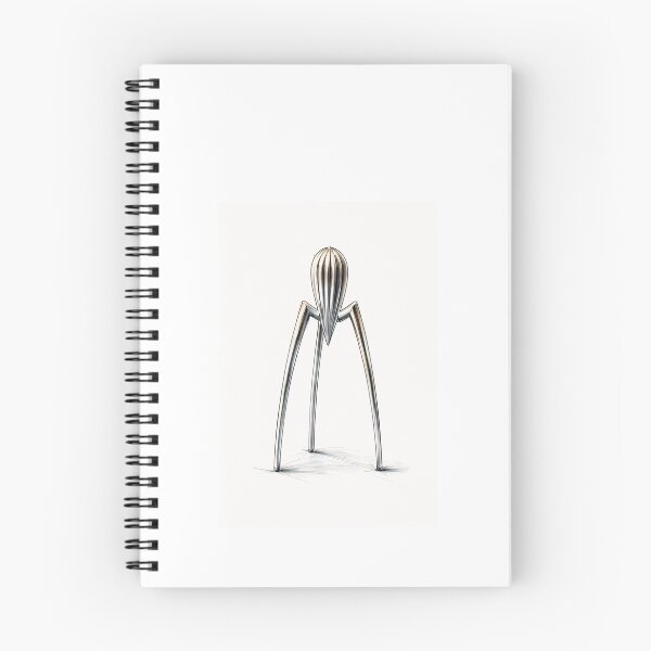 Item preview, Juicy Salif Citrus Squeezer Alessi industrial design sketch Philippe Starck designed and sold by Rosadraws.