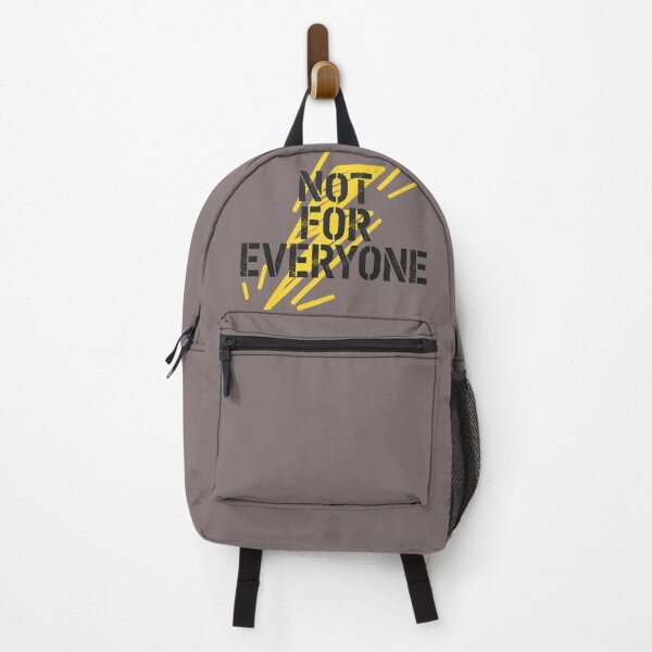 Item preview, NOT FOR EVERYONE - bold statement with yellow lightning. designed and sold by LunaPrintCo.