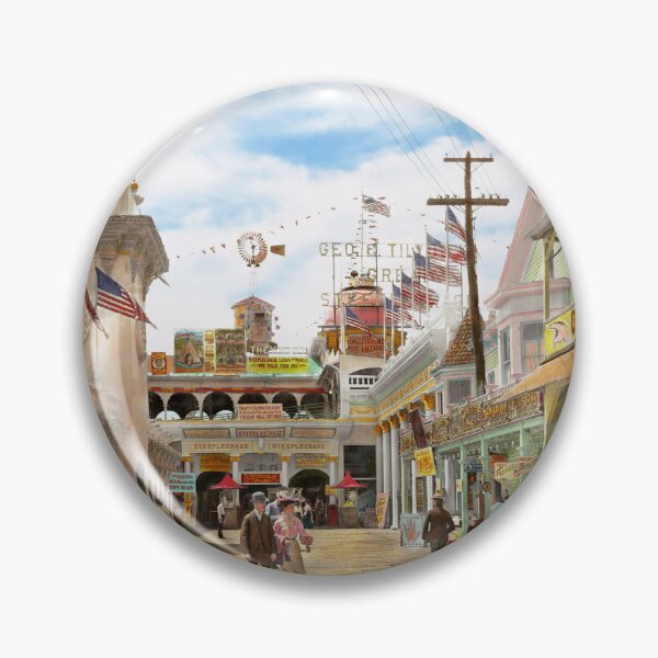 Item preview, City - NY - The Great Steeplechase 1903 designed and sold by Mike Savad Photography.