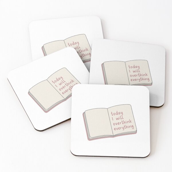 Item preview, Overthinking Today Notebook Humor Relatable Daily Thoughts designed and sold by SassyArtistry.
