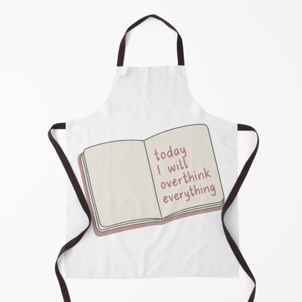 Item preview, Overthinking Today Notebook Humor Relatable Daily Thoughts designed and sold by SassyArtistry.