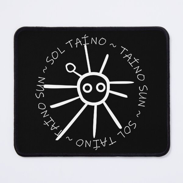 Item preview, Taino Sun Puerto Rico Tainos Symbols White designed and sold by byDarling.