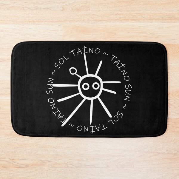 Item preview, Taino Sun Puerto Rico Tainos Symbols White designed and sold by byDarling.