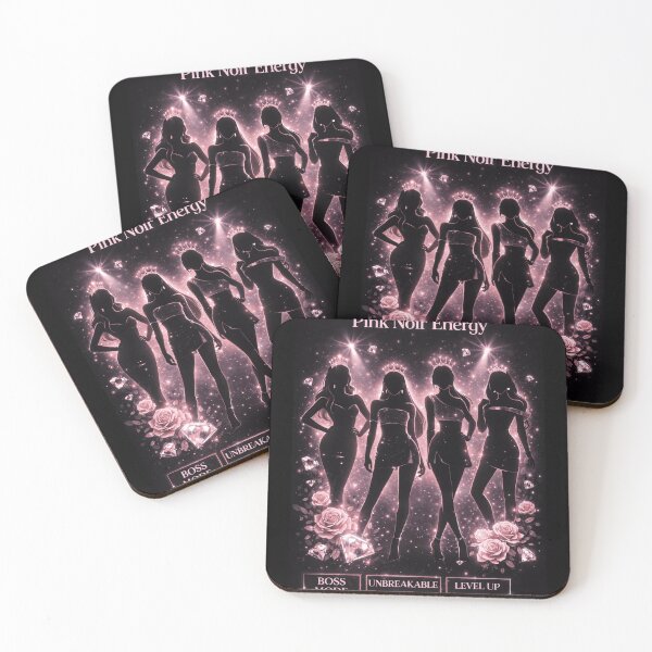 Item preview, Pink Noir Energy – Feminine Power Aesthetic Luxury Art designed and sold by storeAC.