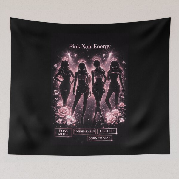 Item preview, Pink Noir Energy – Feminine Power Aesthetic Luxury Art designed and sold by storeAC.