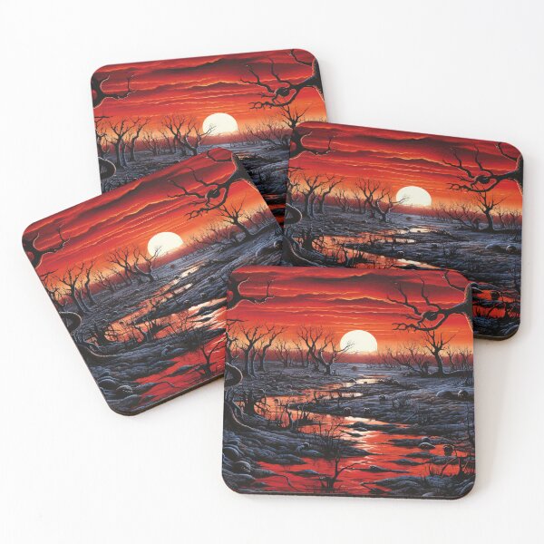 Item preview, Crimson Dusk of the Dead Forest designed and sold by Grimwald-Art.