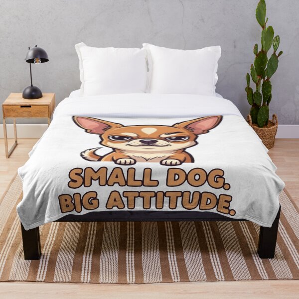 Aperçu de l'œuvre Chihuahua grognon et têtu créée et vendue par JonelleTshirts.
