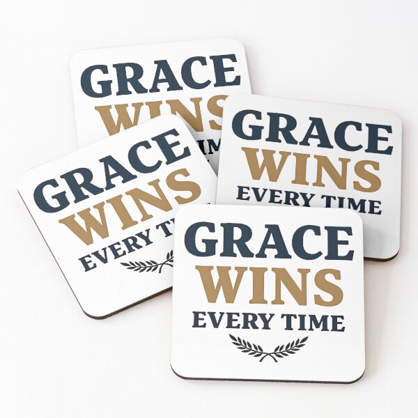 Item preview, Grace Wins Every Time Faith Design designed and sold by Pastor Reeves Studio.