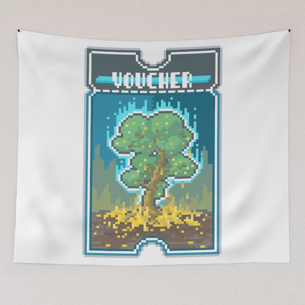 Item preview, Money Tree Voucher Balatro designed and sold by Gautamaa.