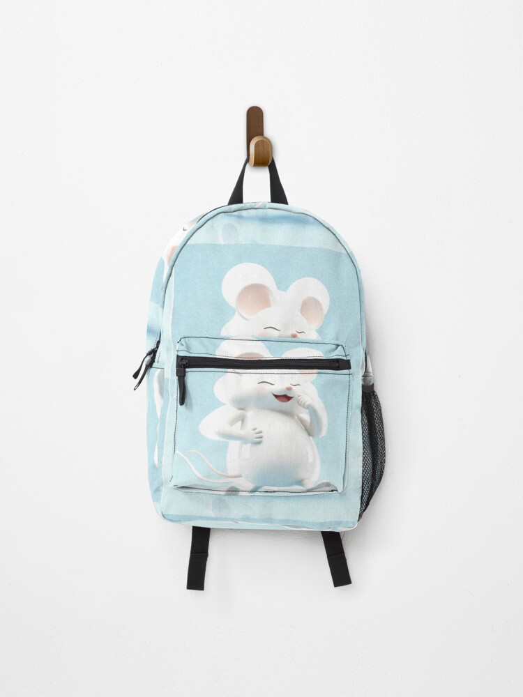Thumbnail 1 of 3, Backpack, Jumping Mouse designed and sold by Noitsi.