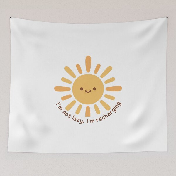 Item preview, Smiling Sun Im Not Lazy Im Recharging designed and sold by SassyArtistry.