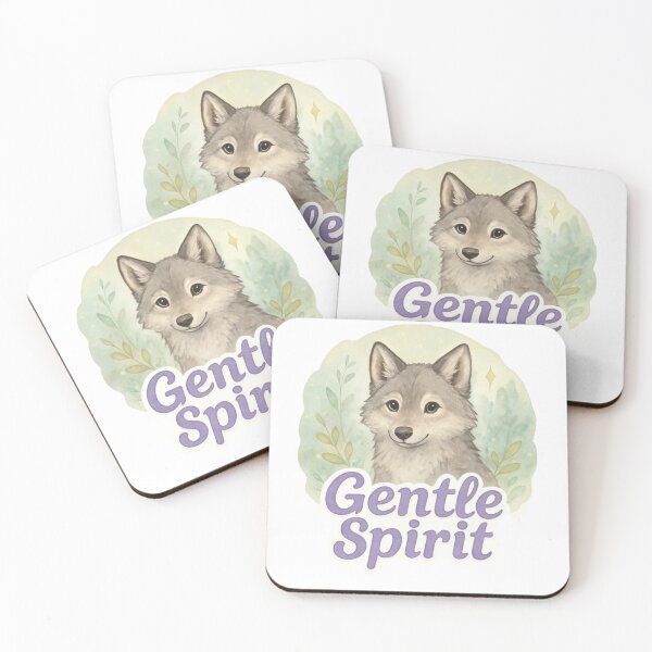 Item preview, Wolf Gentle Spirit – Calm Soul Nature Art designed and sold by GreenArtMA.