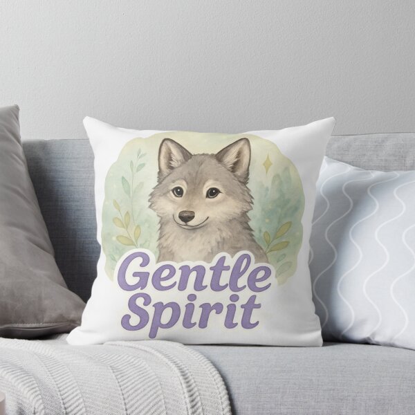 Item preview, Wolf Gentle Spirit – Calm Soul Nature Art designed and sold by GreenArtMA.