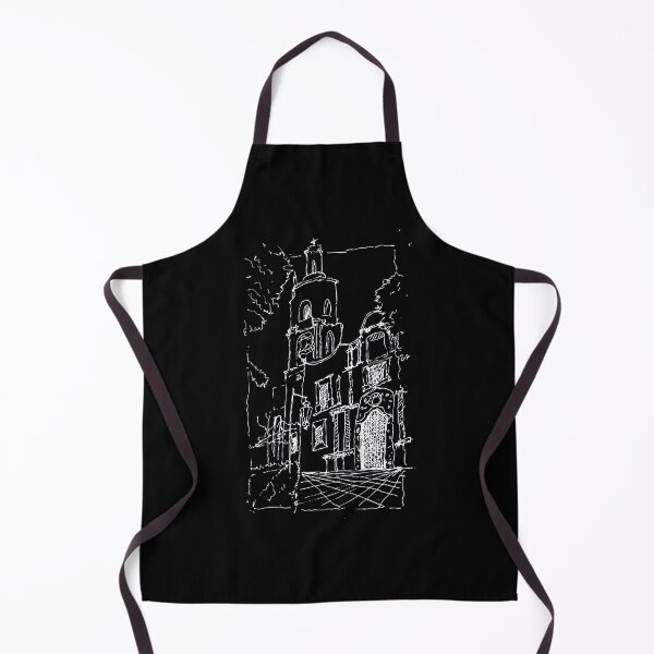 Item preview, Church (white line) designed and sold by JoseloRochaArt.