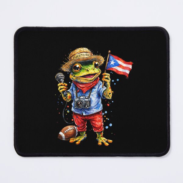 Item preview, Puerto Rico Frog Boricua Flag Pride designed and sold by SofenArt.