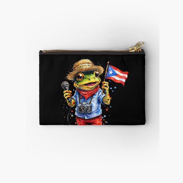 Item preview, Puerto Rico Frog Boricua Flag Pride designed and sold by SofenArt.