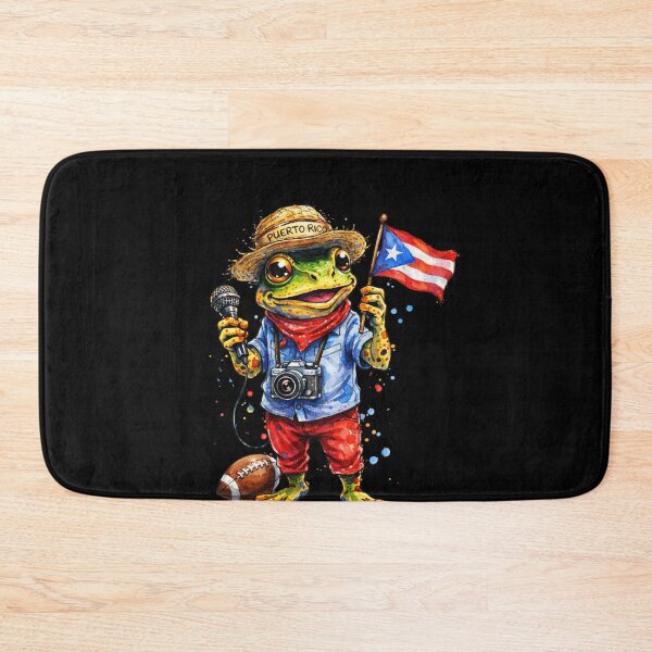 Item preview, Puerto Rico Frog Boricua Flag Pride designed and sold by SofenArt.