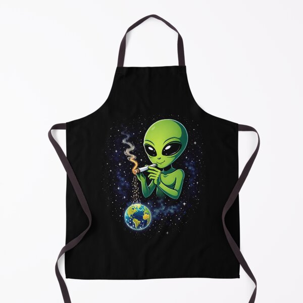 Item preview, Psychedelic Alien Smoking Earth – Trippy Cosmic Stoner Art designed and sold by DanRoseMind.