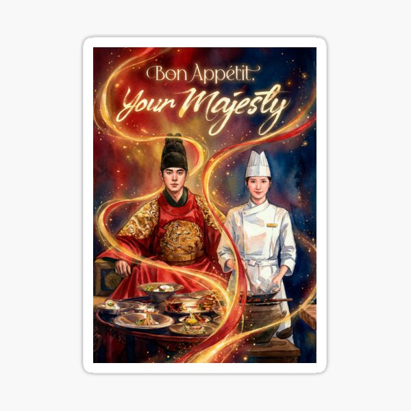 Bon Appétit, Your Majesty K-drama tv show poster Sticker