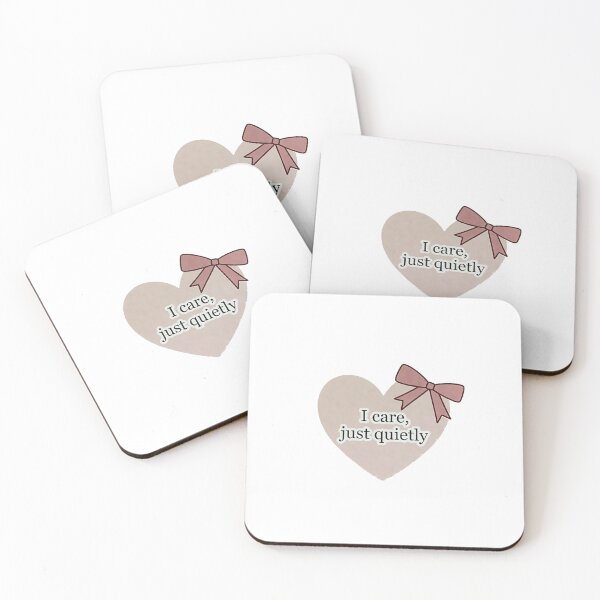 Item preview, Heart With Bow Quiet Caring Emotional Message designed and sold by SassyArtistry.