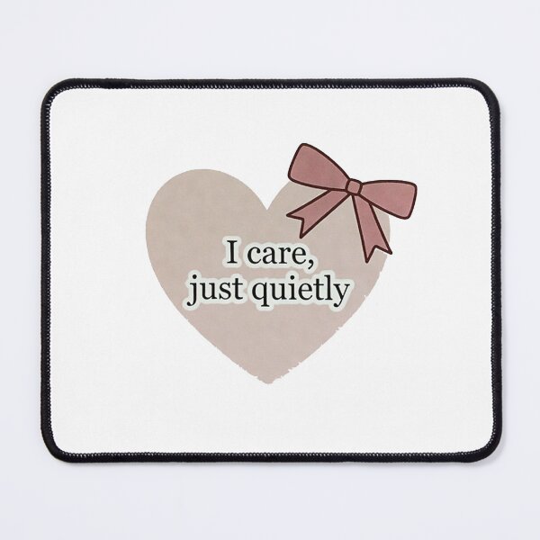 Item preview, Heart With Bow Quiet Caring Emotional Message designed and sold by SassyArtistry.