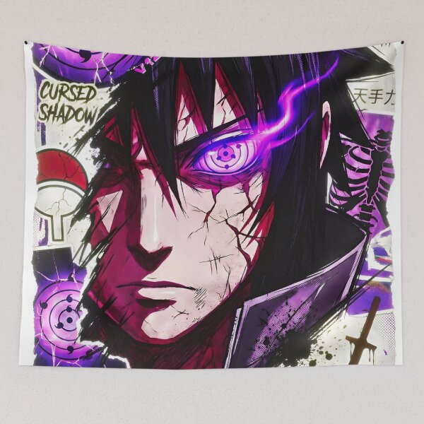 Item preview, Void Eye Dominance – Cursed Shadow Anime Warrior Art designed and sold by Dyan4.
