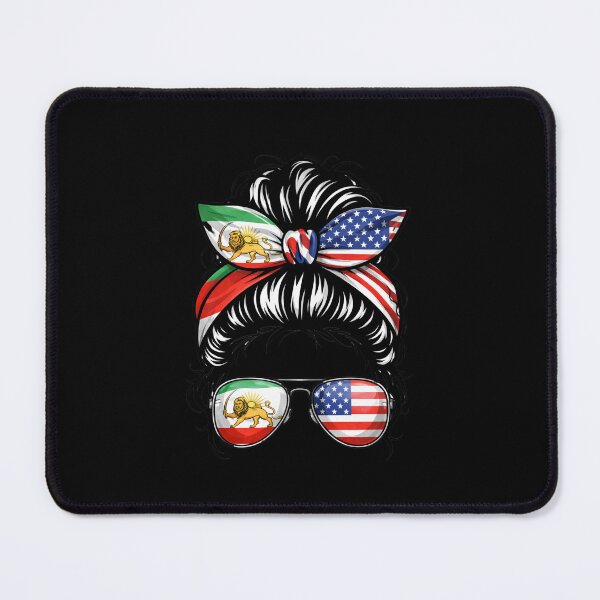 Item preview, Iranian American Messy Bun Woman designed and sold by SofenArt.