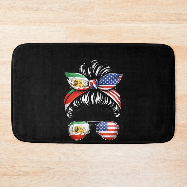 Item preview, Iranian American Messy Bun Woman designed and sold by SofenArt.