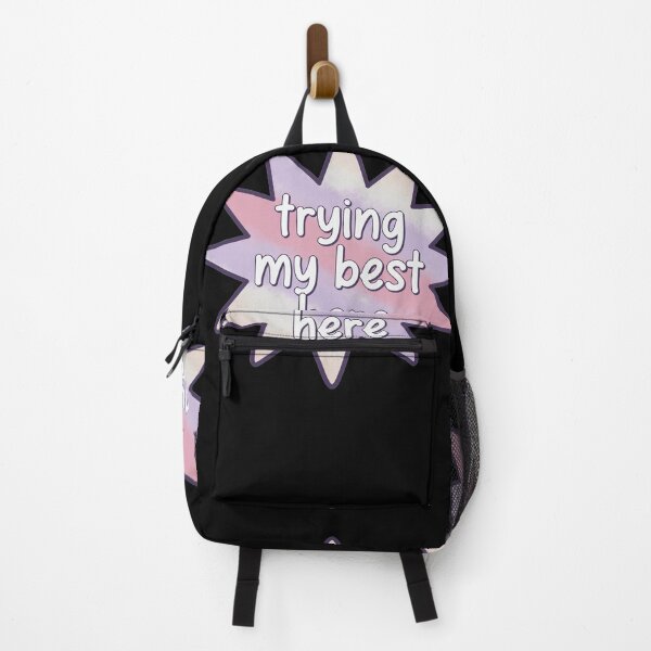 Item preview, Pastel Starburst With Trying My Best Message designed and sold by SassyArtistry.
