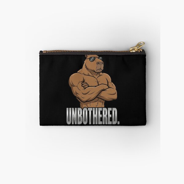 Item preview, Unbothered Buff Capybara Wearing Sunglasses Gym Meme designed and sold by DigitalAnnaBanana.