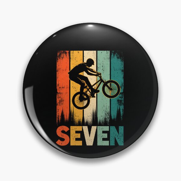 Item preview, Seven 7th Birthday BMX Rider Bike Lover designed and sold by SofenArt.