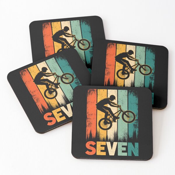 Item preview, Seven 7th Birthday BMX Rider Bike Lover designed and sold by SofenArt.