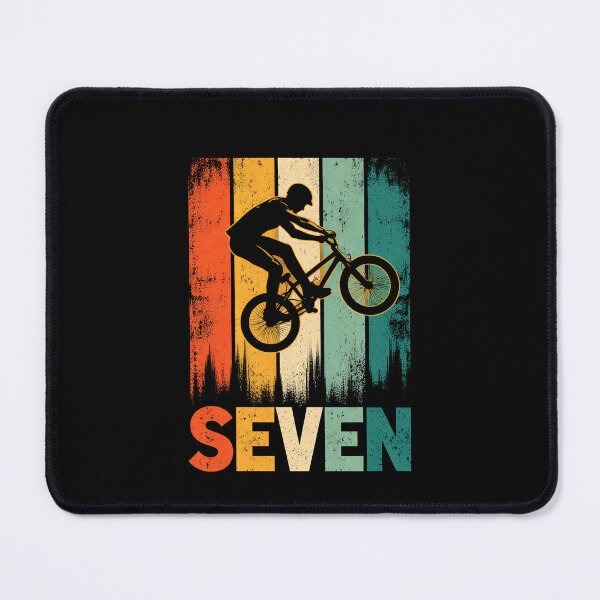 Item preview, Seven 7th Birthday BMX Rider Bike Lover designed and sold by SofenArt.