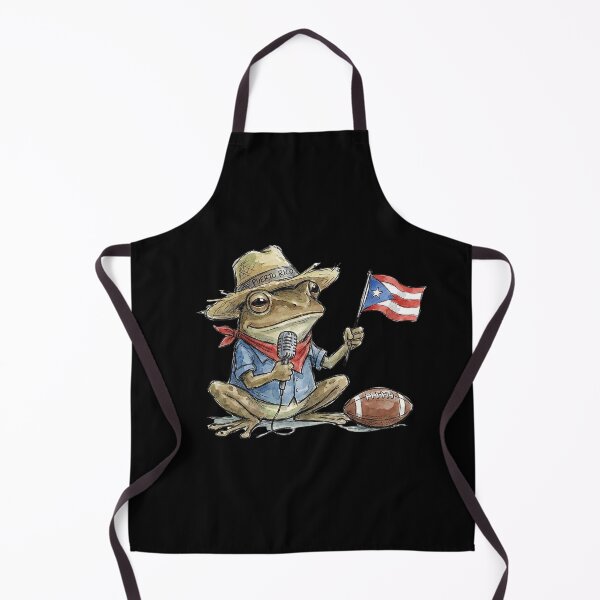 Item preview, Puerto Rico Coqui Frog Football Fan Boricua Pride designed and sold by SofenArt.