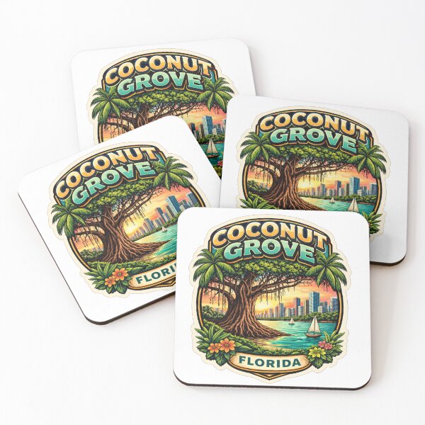 Item preview, Coconut Grove, Florida designed and sold by AddictedToStick.
