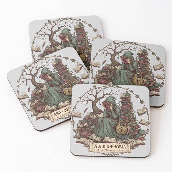 Item preview, Abibliophobia - The Fear of Running Out of Books designed and sold by LeoLabs.