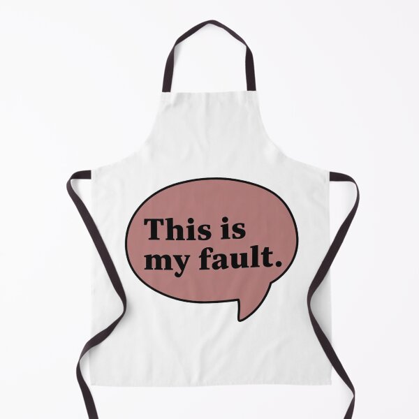 Item preview, Speech Bubble This Is My Fault Message designed and sold by SassyArtistry.