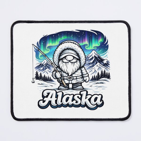 Item preview, Alaska Gnome Under the Northern Lights designed and sold by Moriarty's Digital Visions.