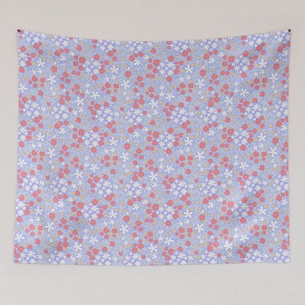Item preview, Eidleweiss (cornflower blue) print   designed and sold by FruiteggStudio.