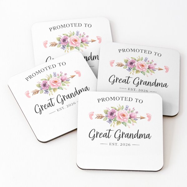 Item preview, Promoted To Great Grandma Est. 2026 Expecting Grandparent Announcement designed and sold by SofenArt.