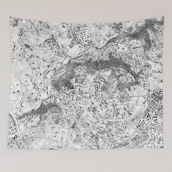 Item preview, Map of Le Castellet, Var designed and sold by CadresSauvages.